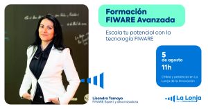Creatividad de la formación FIWARE Avanzada de Lisandra Tamayo el 5 de agosto de 2026.