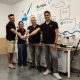 Equipo de SirocoPORTS posa feliz en las instalaciones de La Lonja de la Innovación