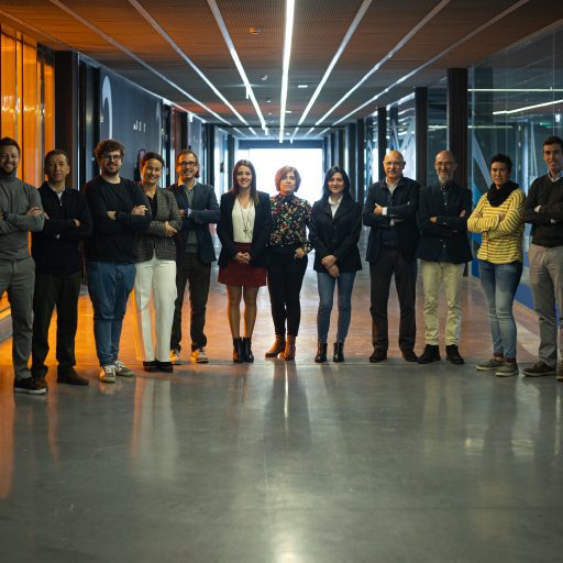 El equipo de Growers Go posa en La Lonja de la Innovación donde se usará su proyecto pionero para la gestión del estrés de las startups.