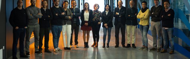 El equipo de Growers Go posa en La Lonja de la Innovación donde se usará su proyecto pionero para la gestión del estrés de las startups.
